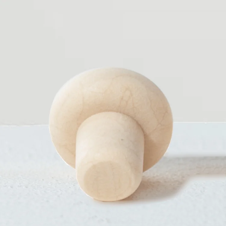 Custom any size low price small mushroom cork cap closures ball top synthetic cork stopper for glass bottle sealing