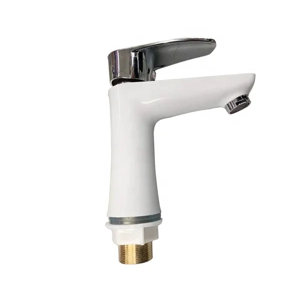 Single double Hole Sink Mixer Hot&Cold Kitchen Faucet Plastic Faucet