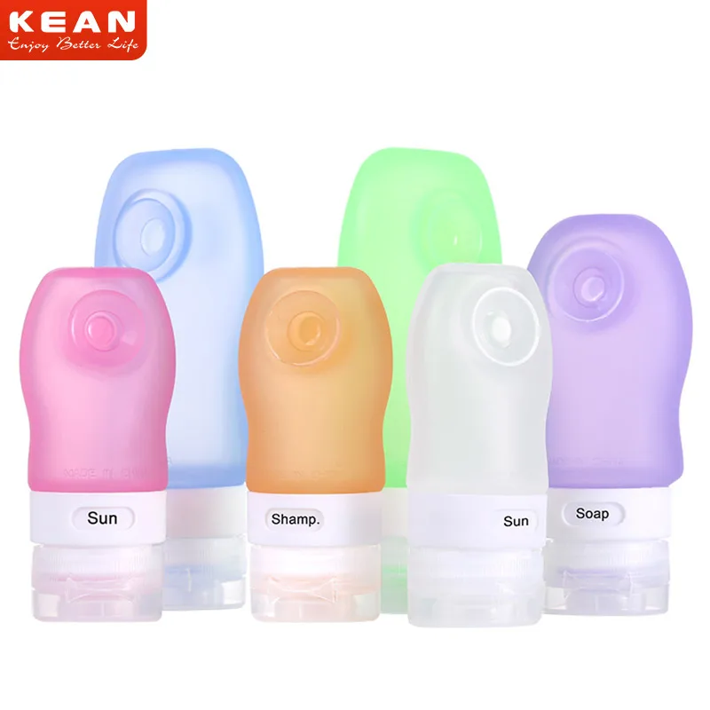 Без бисфенола А, новый дизайн, Детские Рекламные трубки для путешествий, подарки, силиконовая бутылка для шампуня, сжимаемые бутылки