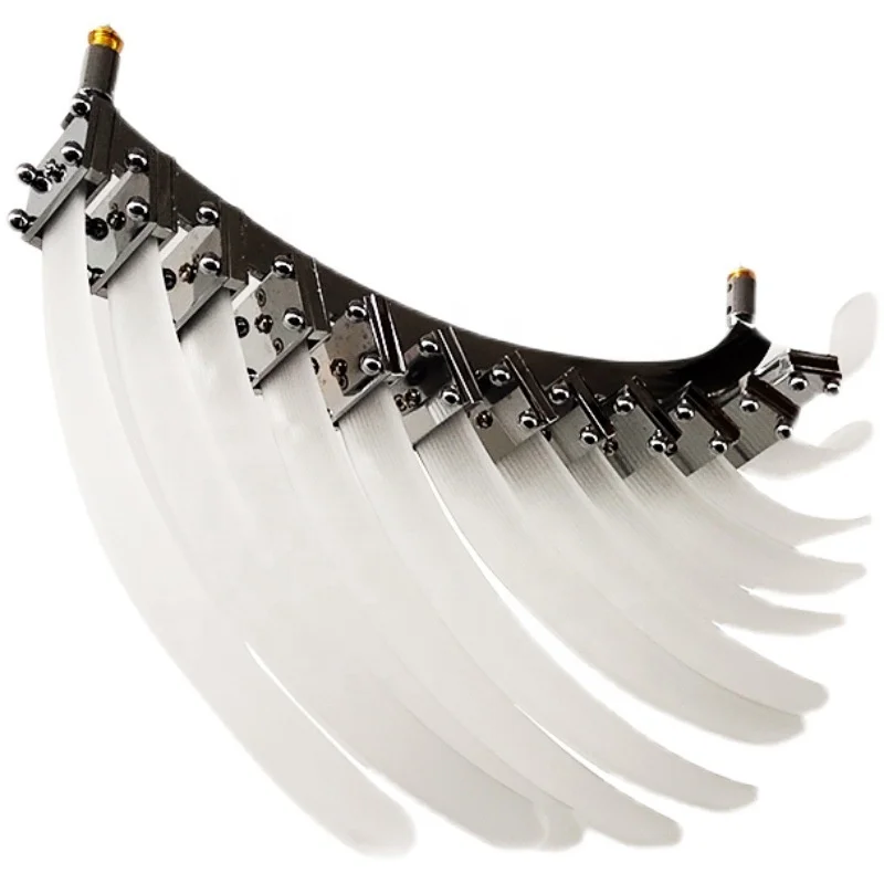 HITECDAD Angel Wings Luxury Hotel Chandelier Duplex Villa Concert Hall Acrylic Feather Non-standard Custom-made Chandelier