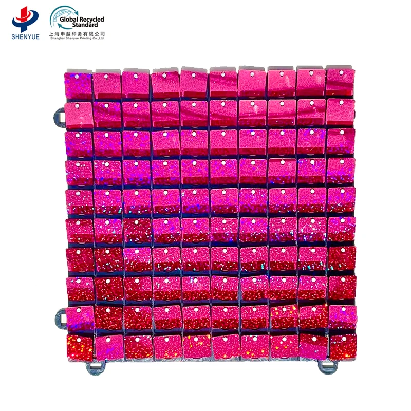 Backdrop Wall Hot Sale 4D Sequin Shimmering Wind Flapping Wall Panel Backdrop For Wedding party decorate