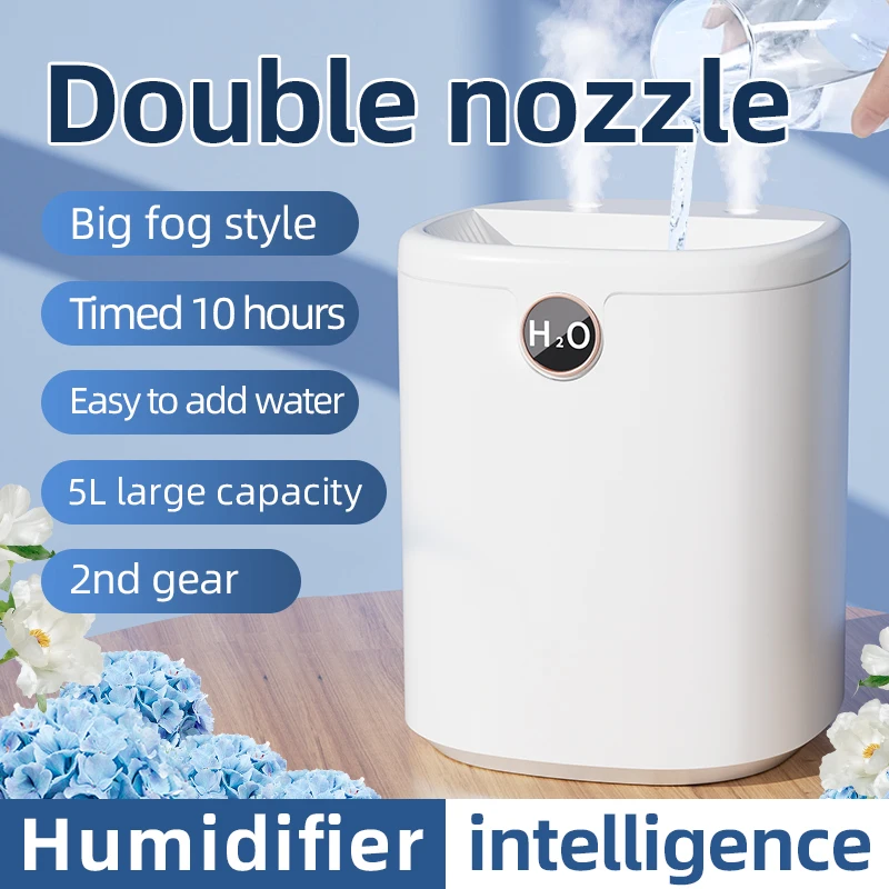 Humidifier Custom Best Seller 500ml Double Spray Bedroom Air Humidifier Mini H2o Usb Ultrasonic  Air Humidifier