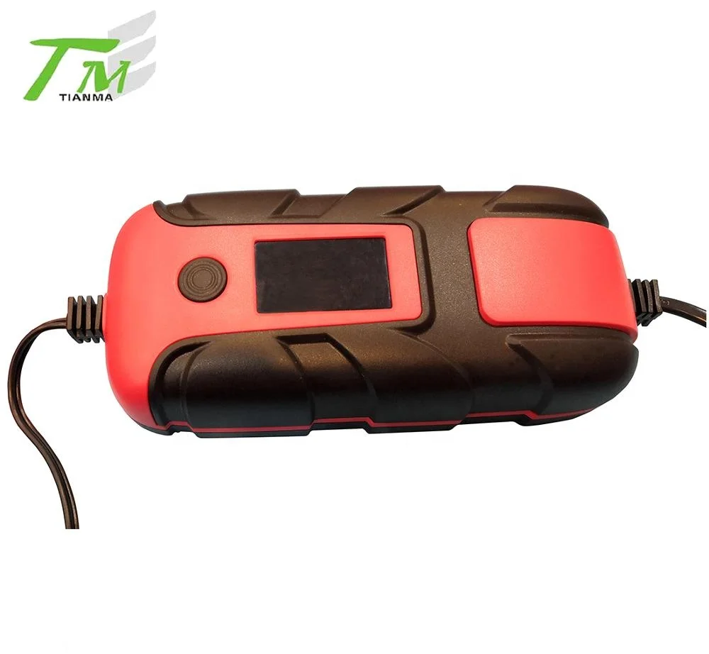 Portable 12V or 6V car battery charger digital display Intelligent new smart charger