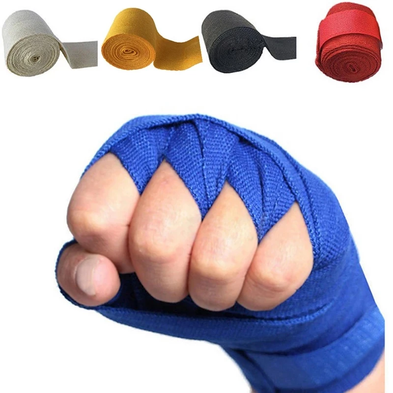 Cotton Boxing Bandage Sports Strap Sanda Kick Boxing MMA Hand Gloves Wraps Belt Boxing Sports Wraps Bandage