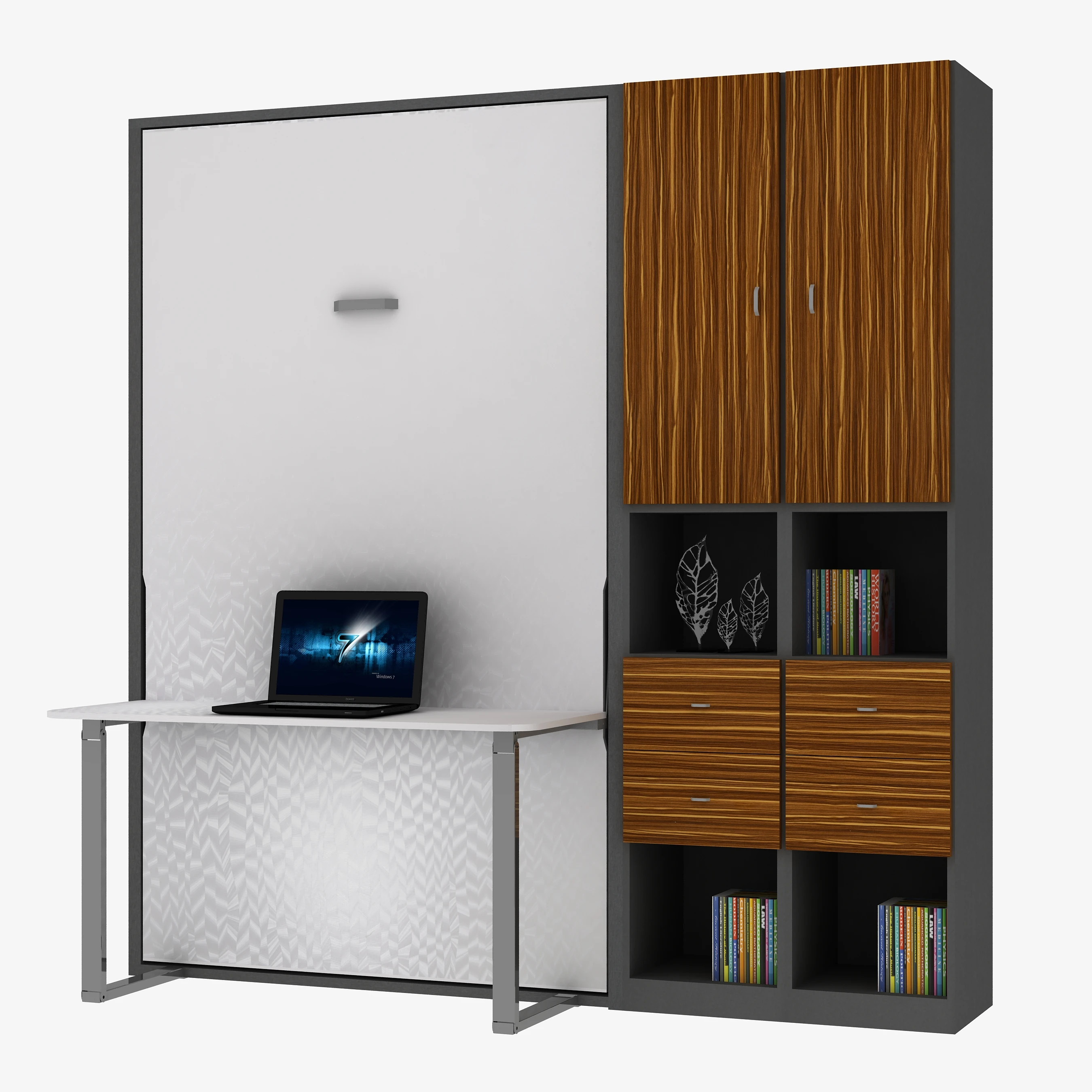 Multi-Function Space Saving Customized Queen Full Size Wall Bed Murphy Sofa Bed With Desk