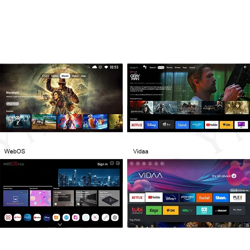 65inch Curved Smart TV 4K Big Screen Ultra HD LED TV Smart Television 65 inch TV