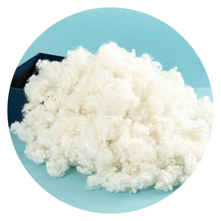 Fill Staple Recycled Wholesale 100% Polyester Fiber 3dx64mm 3d White Long Staple Subpima Cotton Percale Weave 400t Shee 64mm