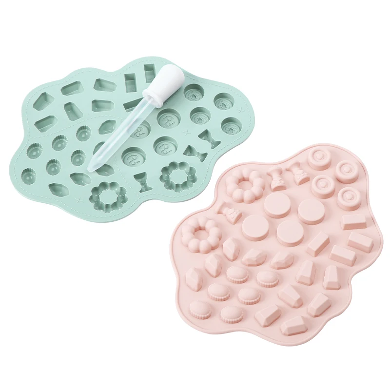 Silicone Mold Chocolate Mold Fondant Molds DIY Candy Bar Mould Cake Decoration Tools Kitchen Baking Accessories