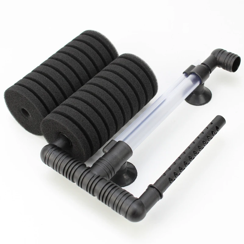 Ultra Quite Aquarium Air Pump Single Head Bio Sponge Fish Tank Aquarium Biochemical Sponge Foam  Filter