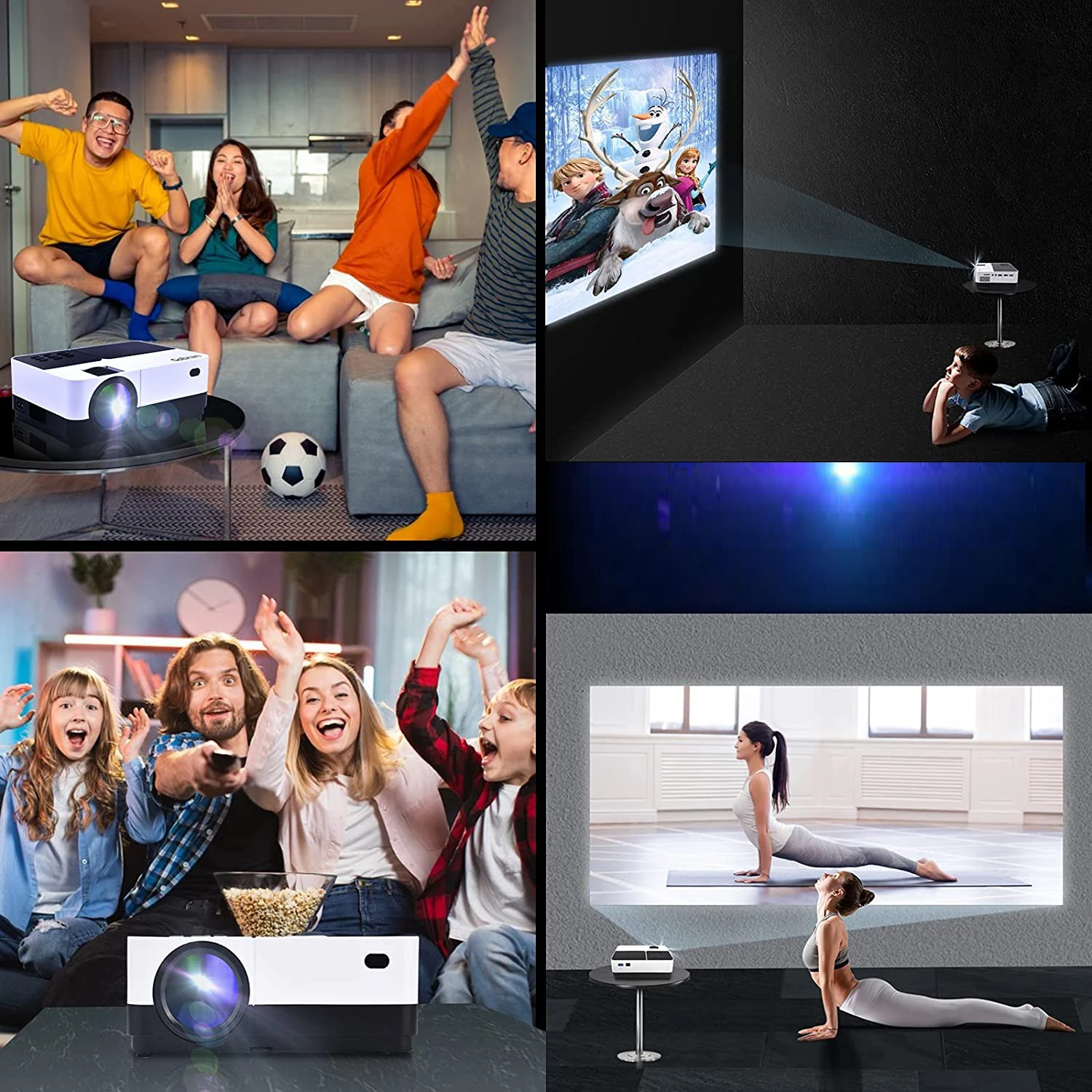 FCC CE PSE ROHS Wholesale HD USB Price Small Proyector 720P Mini Led Projects For H3