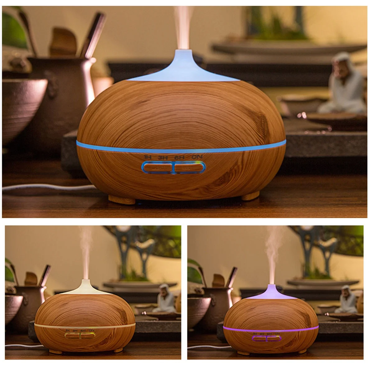
Special Hot Selling Colorful LED Ultrasonic Essential Diffuser Air Humidifier Purifier 2020 
