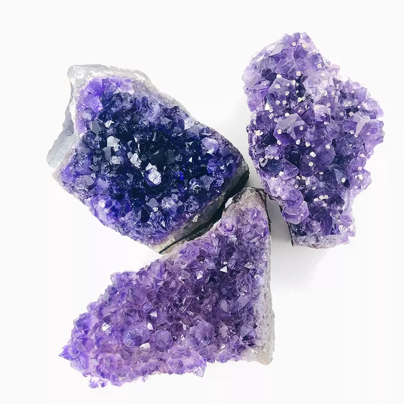 Hot sale natural crystal quartz geode dark purple amethyst cluster