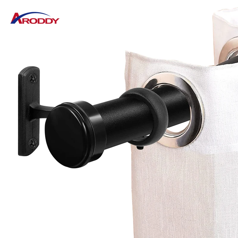 Curtain Twisted Pole Elegant Curtain Rod Ends Retractable Single Premium Curtain Rods And Holder For Windows