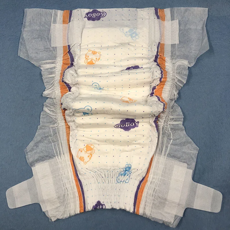 Low price disposable magic tape elastic waist band baby diapers manufacturer with OEM service