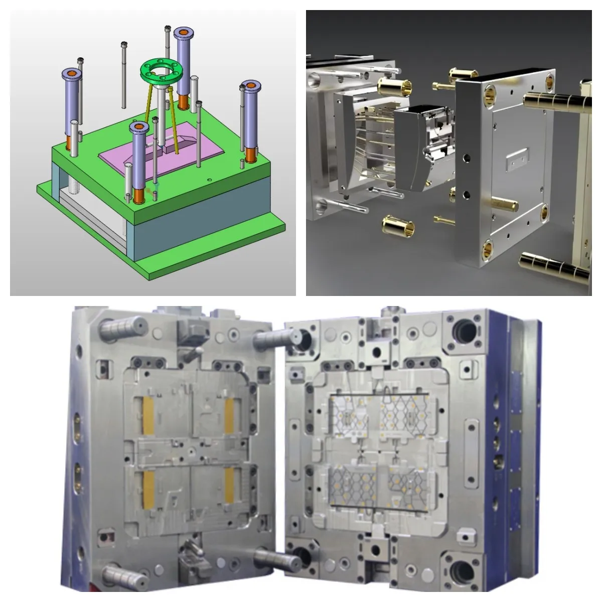 Инъекционная форма пластиковые большие электронные детали 3D-печать и выдувное формование пластиковая инъекционная полипропиленовая jiangsu на заказ