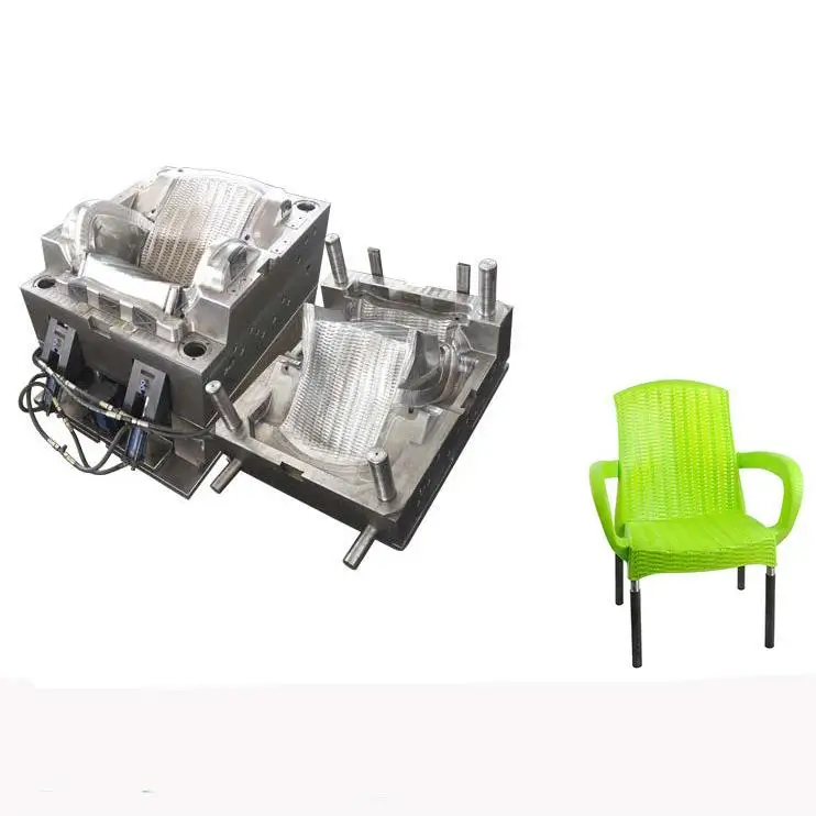 Горячий бегун, холодный бегун, используется, Офисная сетчатая форма для спинки стула, пластиковая пресс-форма для литья под давлением стула, формовочная машина