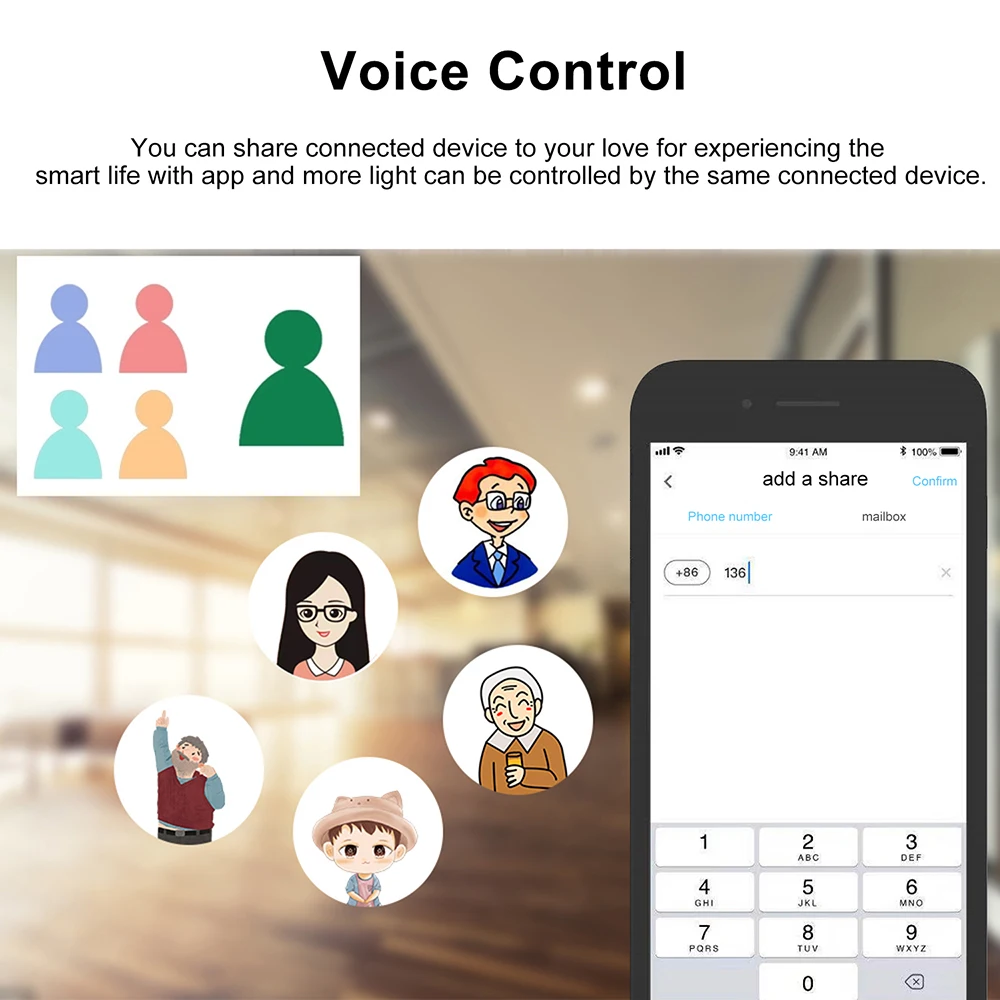 
Intelligent Dimmable CCT Adjustable Lamp Tuya Wifi Amazon Alexa Google Home Smart Phone Voice Control Modern LED Ceiling Light 