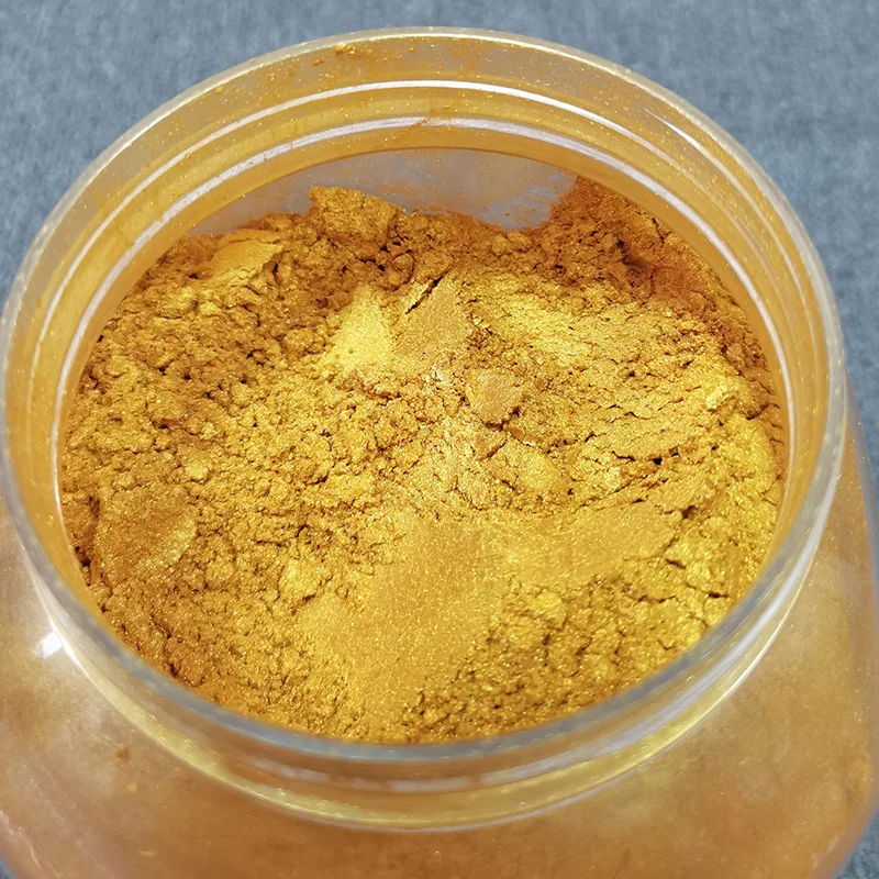 Wholesale Luster gold paint pearlescent pigment for  For Metal Ceiling Wall Furniture Gold Coating Paint