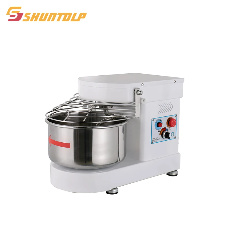 High quality Home Automatic Small Pastry Flour Mixer Double Motion 7L Spiral Dough Mixer