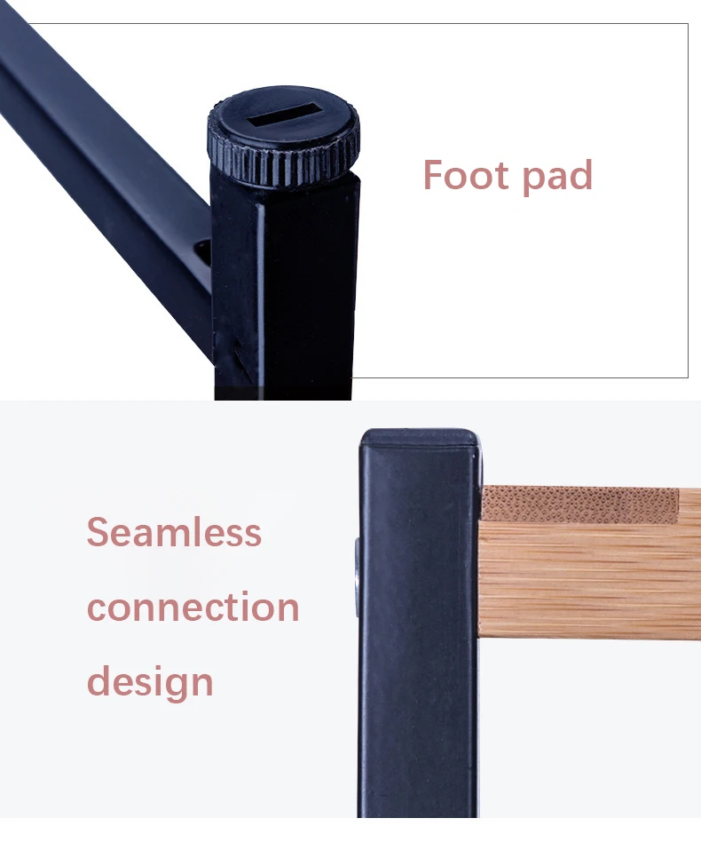 BAMBKIN Free Standing Natural 5-tier Plant Cloth Laundry  Bamboo Shelf Organizer