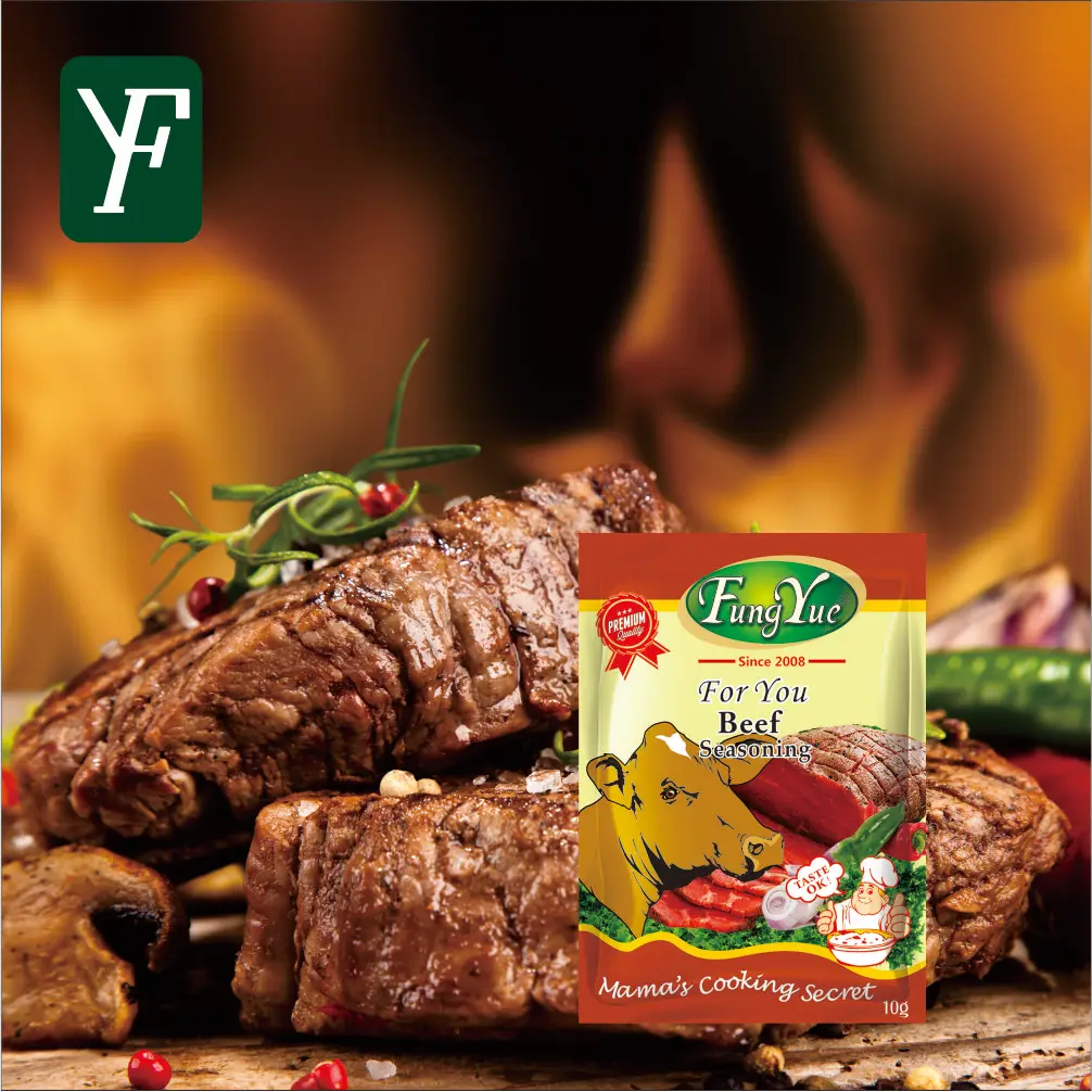10g Beef Seasoning Powder Condiment Powder Ingredients beef bacon seasoning