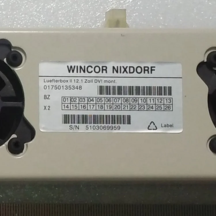 ATM Parts Wincor Nixdorf Luefterbox II 24V 12.1 Zoll DVI mont 01750135348 1750135348