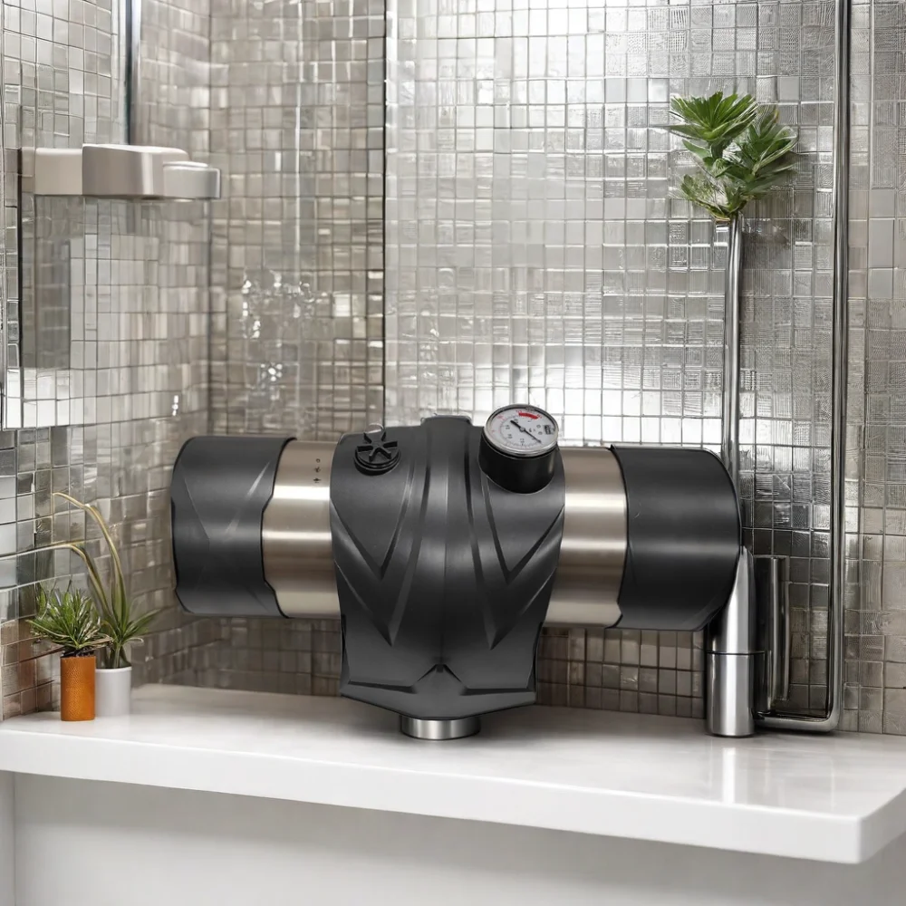 ZJ-168-6000L Ultrafiltration Central Water Purifier Stainless Steel Manual Self-Cleaning Intermediate Support Household Use