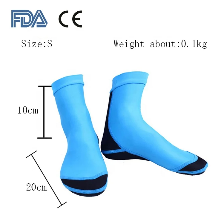 
Colorful bright high elastic neoprene waterproof lightweight high diving socks 
