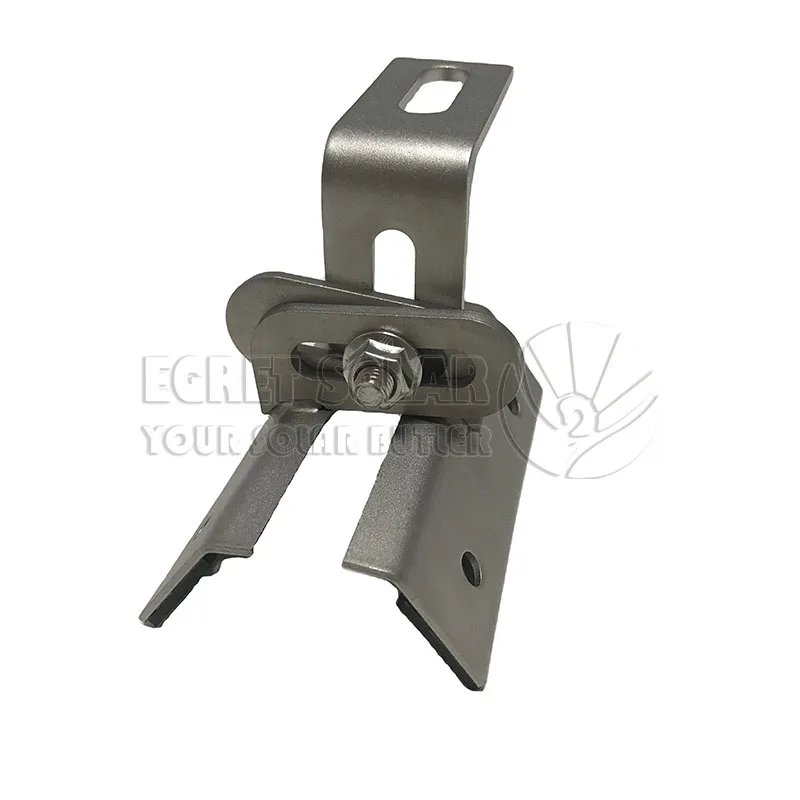 Panel Solar Roof Mounting Bracket Standing Seam Metal Roof Clamping PV Roof Mounting Structures