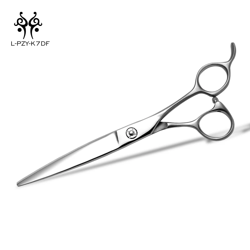 Professional 440C Japan Silver Color Hair Scissors for Barber Shop