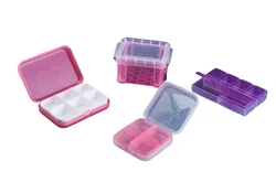 Plastic Medicine Container Holder Box Small Weekly Pill Storage Case Daily Medicine Box For Outdoor Travel