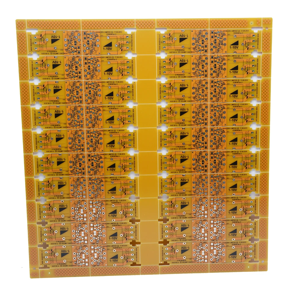 yellow Soldermask single-sided Immersion Gold PCB for Consumer electronics