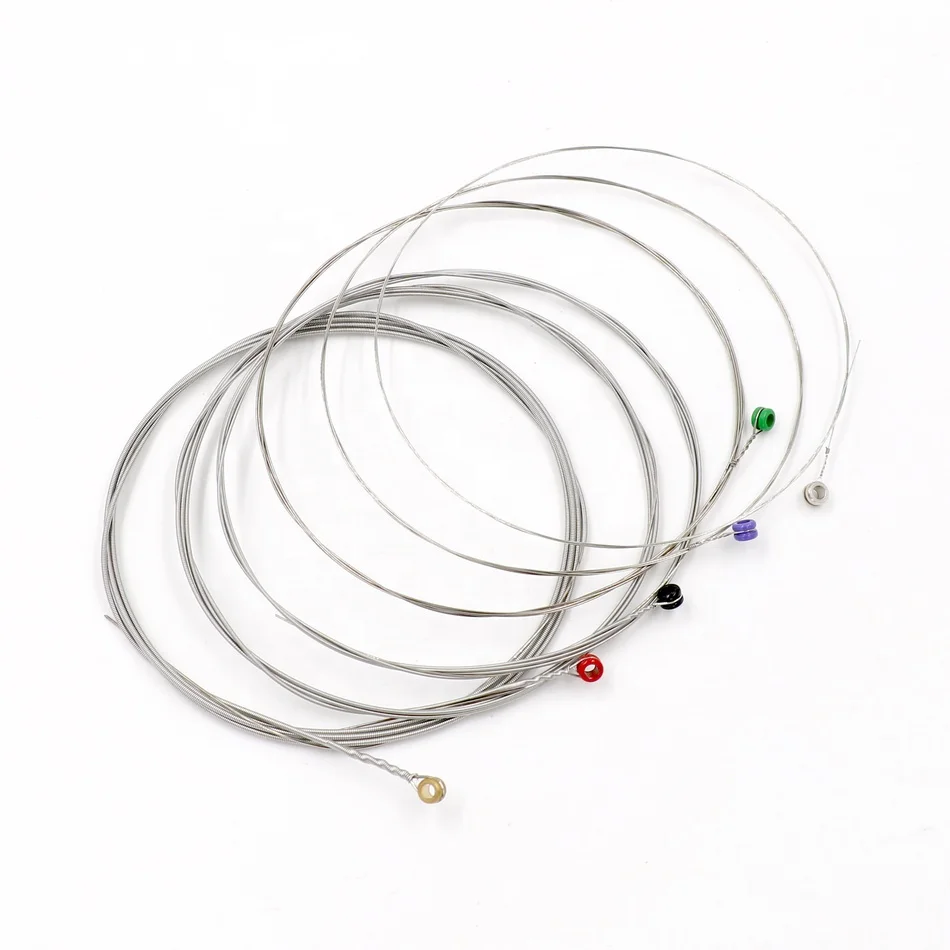 Donlis wholesale 010 Gauge normal light electric guitar strings with soft tone and vacuum packaging