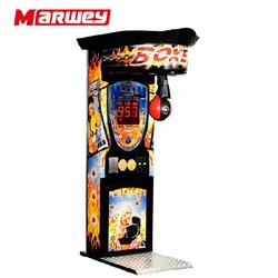 Coin Operated Sport Arcade Boxing Game Machine Big King Kick Punching Fire Boxing Machine