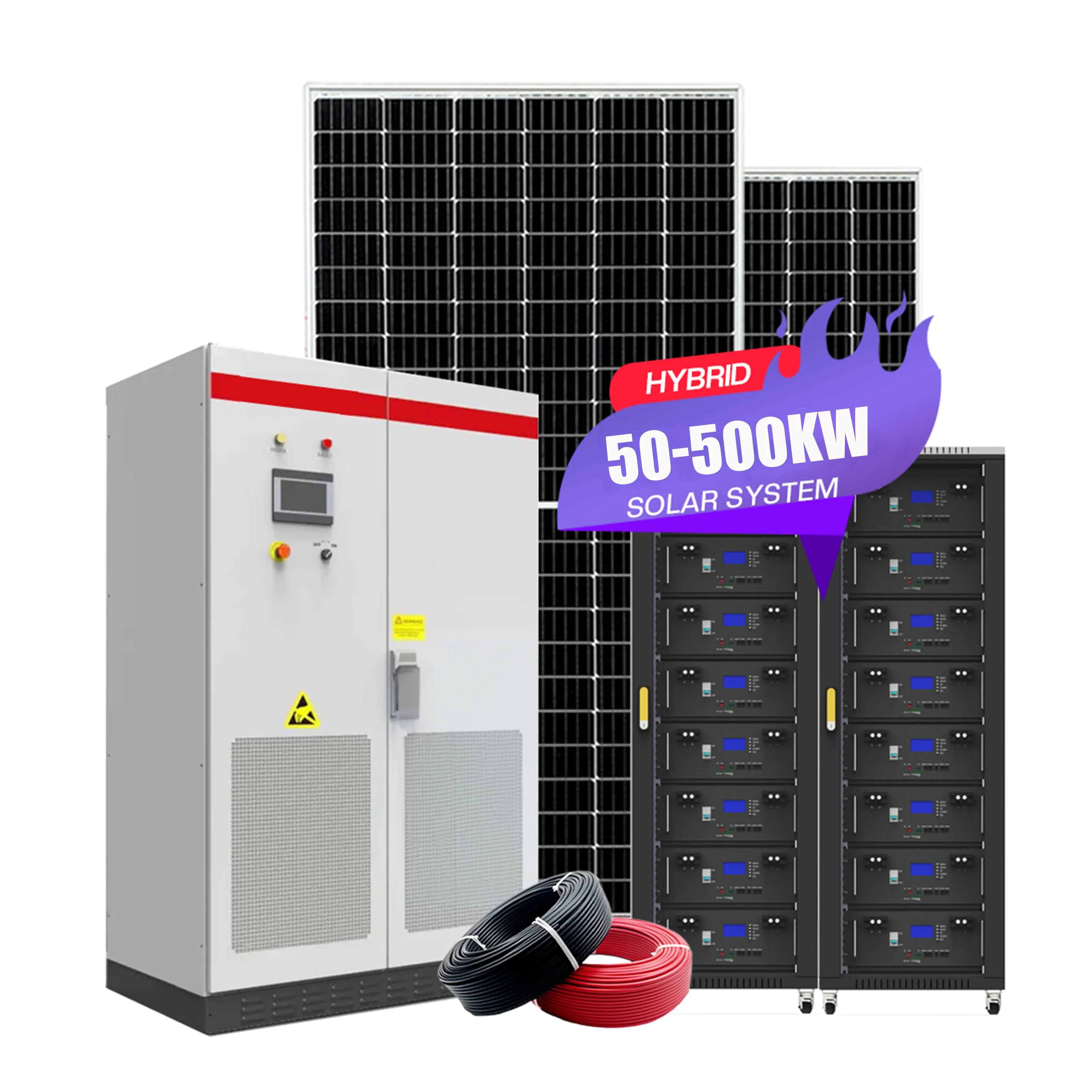 Dawnice 50kw 200kw 350kw 400kw 450KW включительно-сетевая Панель Система 500kw Гибридные солнечные энергетические системы для коммерческого использования