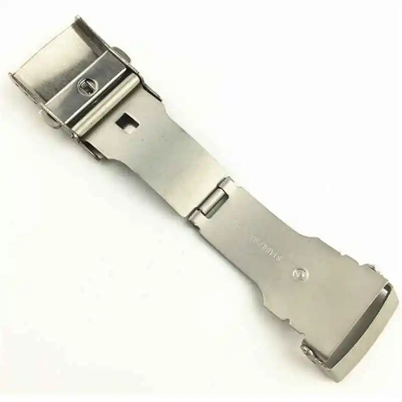  Нержавеющая сталь Flip Lock бабочка туфли с ремешком и пряжкой раза застежка-Бабочка Пряжка для часов