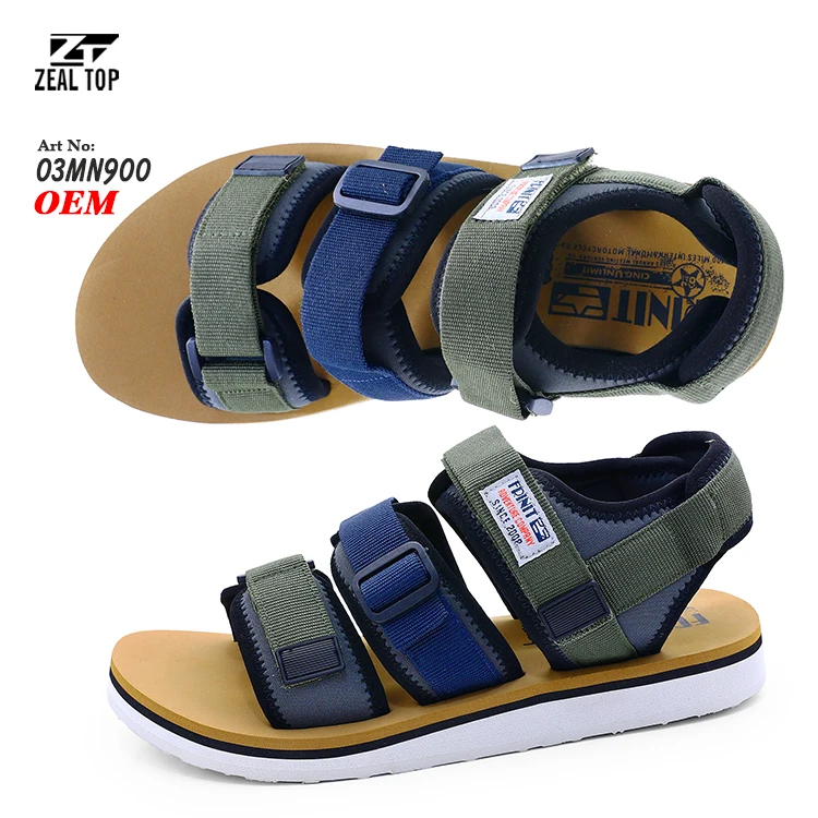 New summer high quality shoes mens footwear designer microfiber sports sandals for men low price