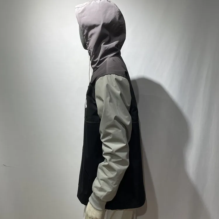 2021 New Model 100% Polyester Dip Tie Half Zip Logo Printed Mens Pullover WIndbreaker Jackets