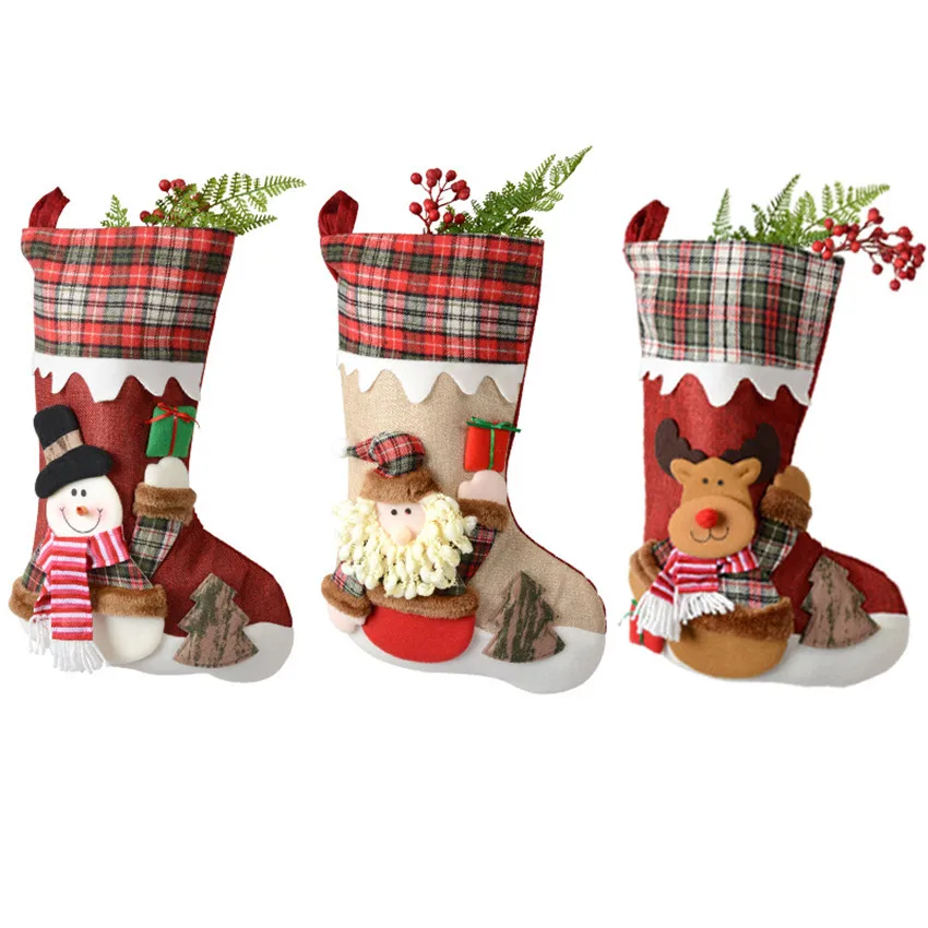Christmas Decorations Christmas Stocking Candy Gift Bag Christmas