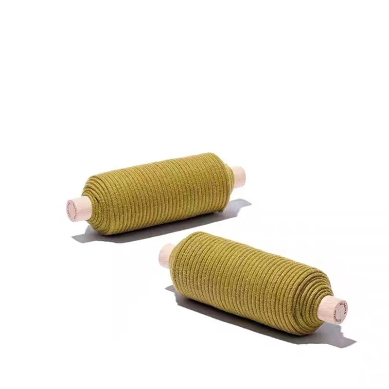 2mm Colorful Braided Rope Cotton Cord For Baby Teether Accessories Teething Necklace Rattail Cord DIY Tool 1.5mm