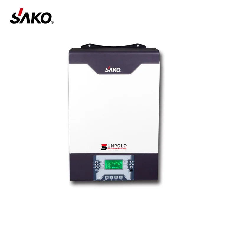 Factory Wholesales SAKO SUNPOLO High Frequency Inverter 3kw24V Pure Sine Wave Power 3000W Inverter with WIFI