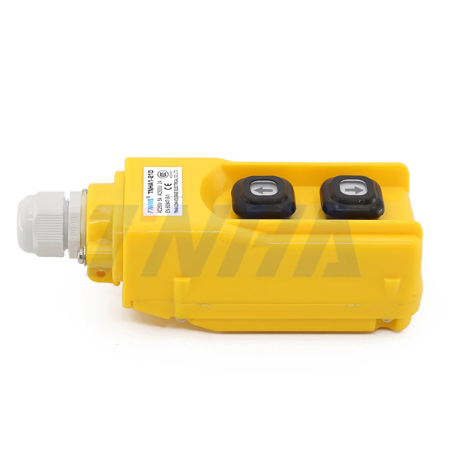 TNHA1-21D Hoist Waterproof Push Button Pendant Switch with Emergency Stop Single/Double Speed
