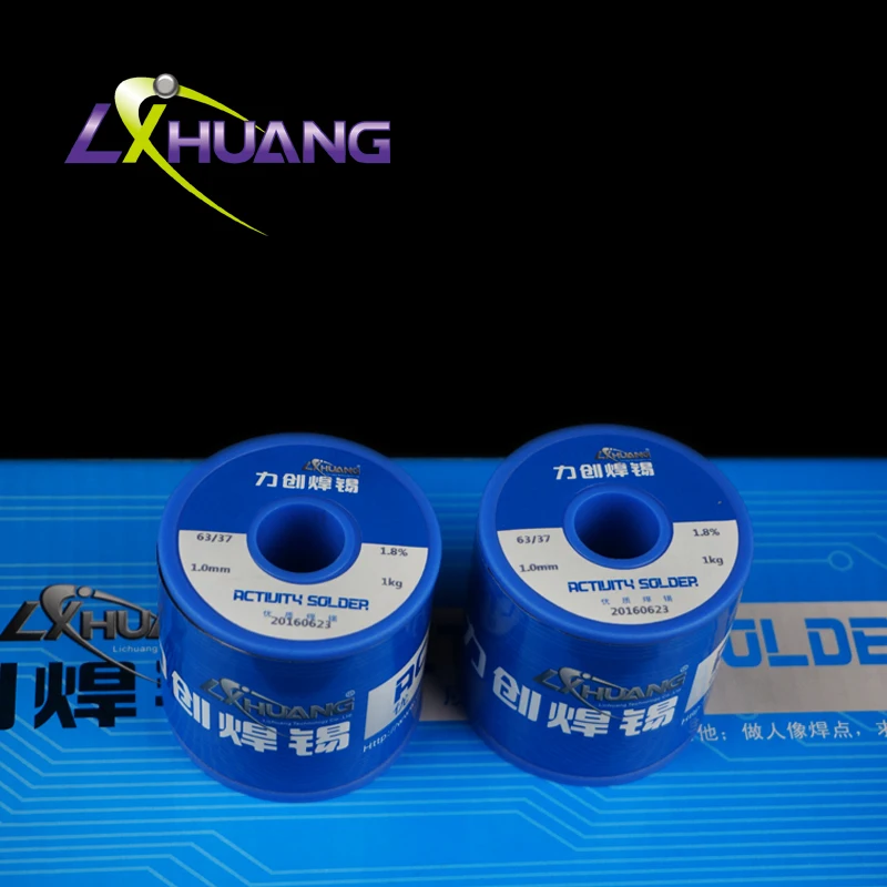 lichuang recommend solder wire OEM made in Chian flux cired welding wire 100-1000g welding wire electronics iron soldering