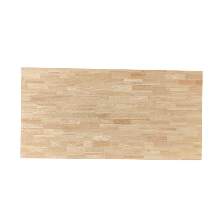 Furniture rubberwood board 25mm  rubber wood wholesale high quality board solid finger joint panel