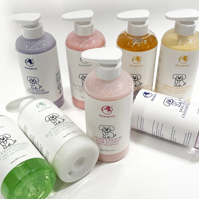 pet care products Hypoallergenic Deodorizer dog and cat shampoo private label natural pet shampoo