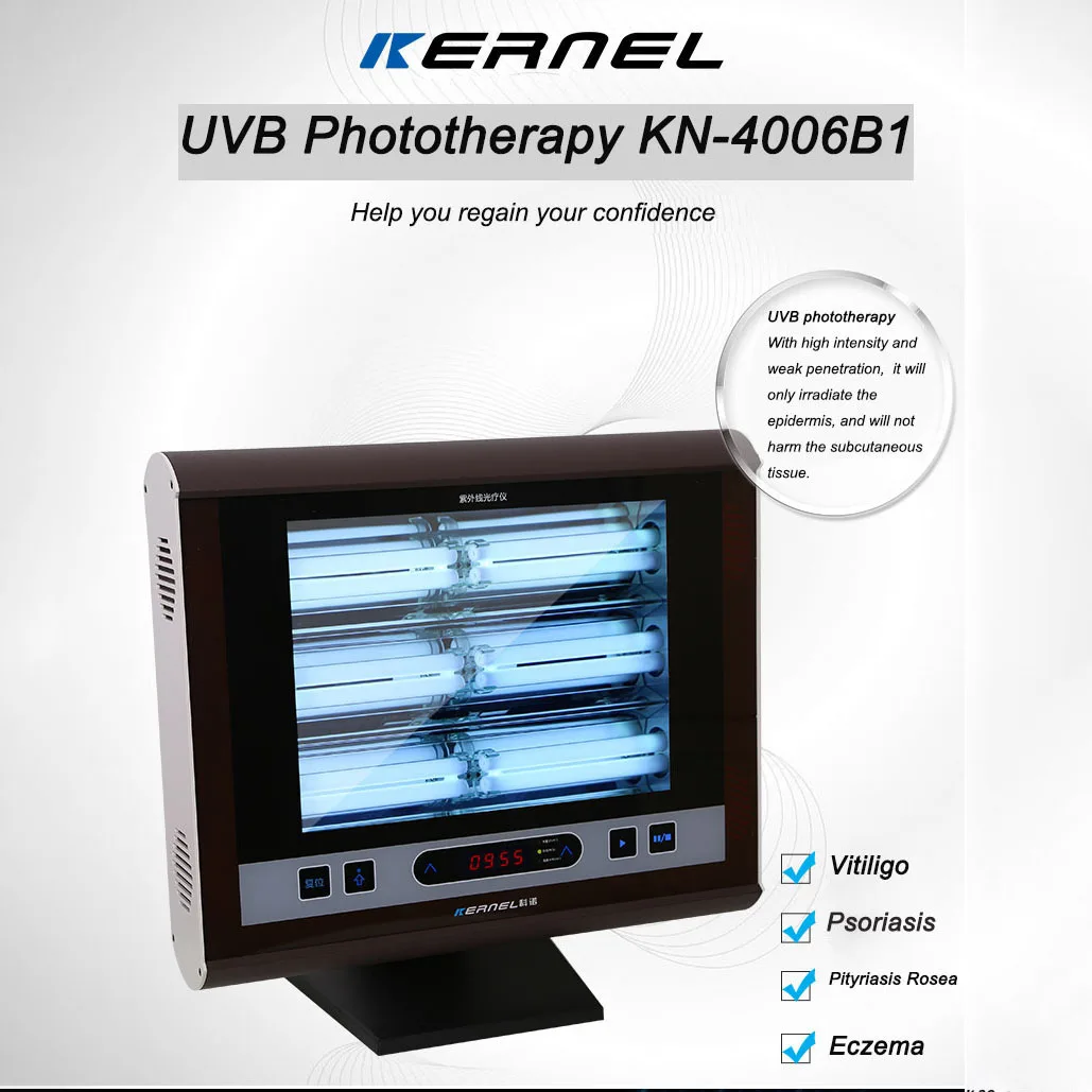 Dermatology Medical Device 311nm Narrow band UVB Phototherapy Lamp Photosensitive Skin Diseases