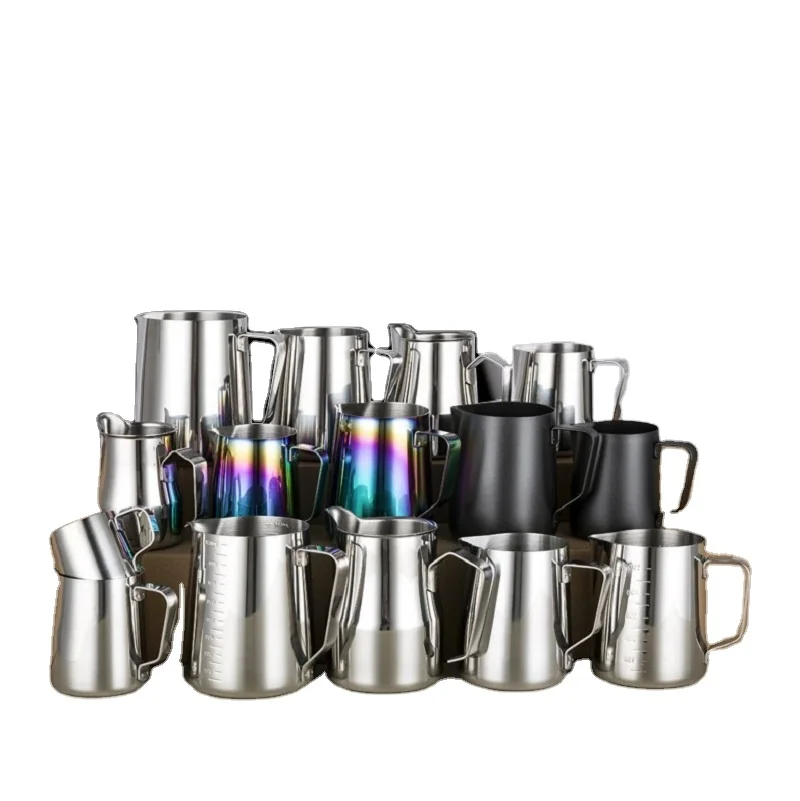 
Factory Direct Sales 100ML to 2000ML Stainless Steel Bubble Fancy Milk Mugs Coffee Utensils Garland Cup 