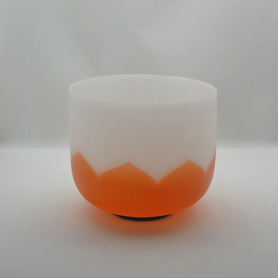 Кварцевая матовая чакра, лотос, Хрустальная Поющая чаша, набор