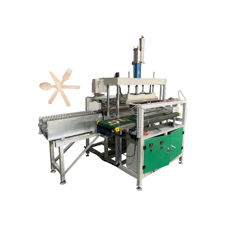 Customized Wooden Disposable Edible Cutlery Machine / Making Manufacturing Machine