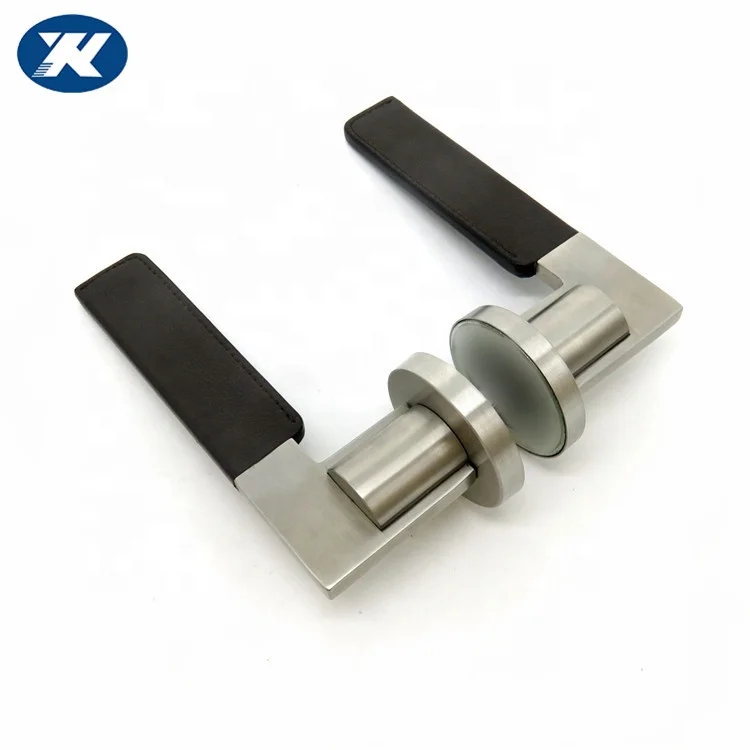 Дверная ручка литой кожаный рычаг ручки для межкомнатных дверей рычага входных ворот